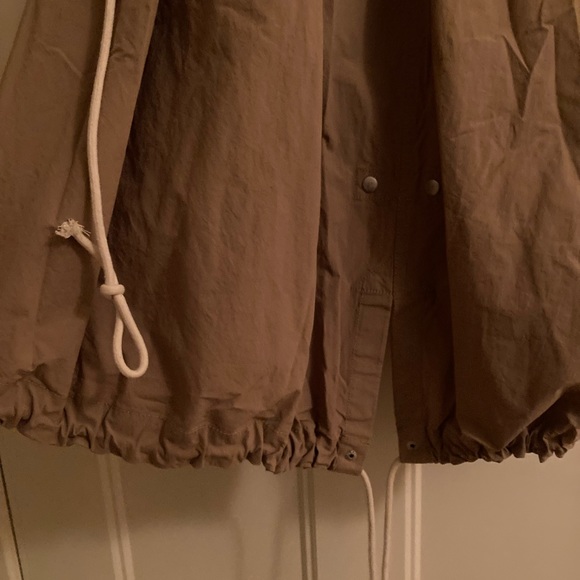 Current Air Los Angeles NWT aside M oversized khaki trench coat - Picture 5 of 5